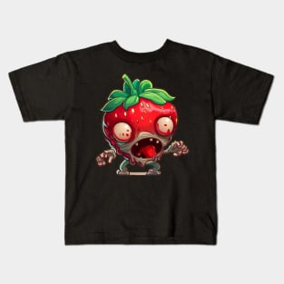 Zombie Stawberry - Steve Kids T-Shirt